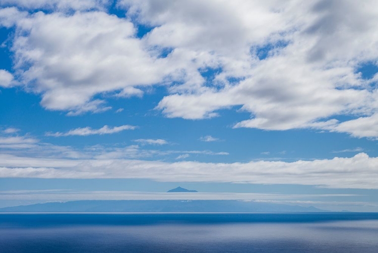 Picture of CANARY ISLANDS-LA PALMA ISLAND-VILLA DE MAZO-VIEW TOWARDS EL TEIDE MOUNTAIN ON TENERIFE ISLAND