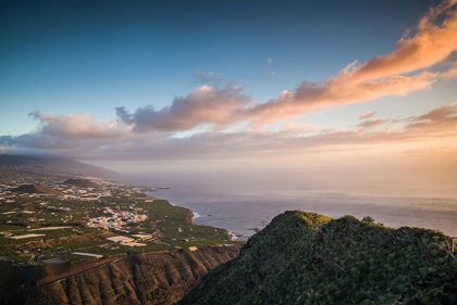 Picture of CANARY ISLANDS-LA PALMA ISLAND-LA LAGUNA-ELEVATED CITY VIEW FROM MIRADOR EL TIME