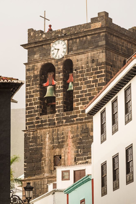 Picture of CANARY ISLANDS-LA PALMA ISLAND-SANTA CRUZ DE LA PALMA-PLAZA ESPANA-IGLESIA DEL SALVADOR CHURCH