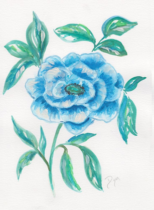 Picture of  FLORAL BLUE 1