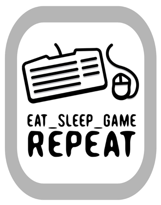 Picture of EAT SLEEP GAME REPEAT 2