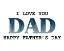 Picture of I LOVE YOU DAD TREES