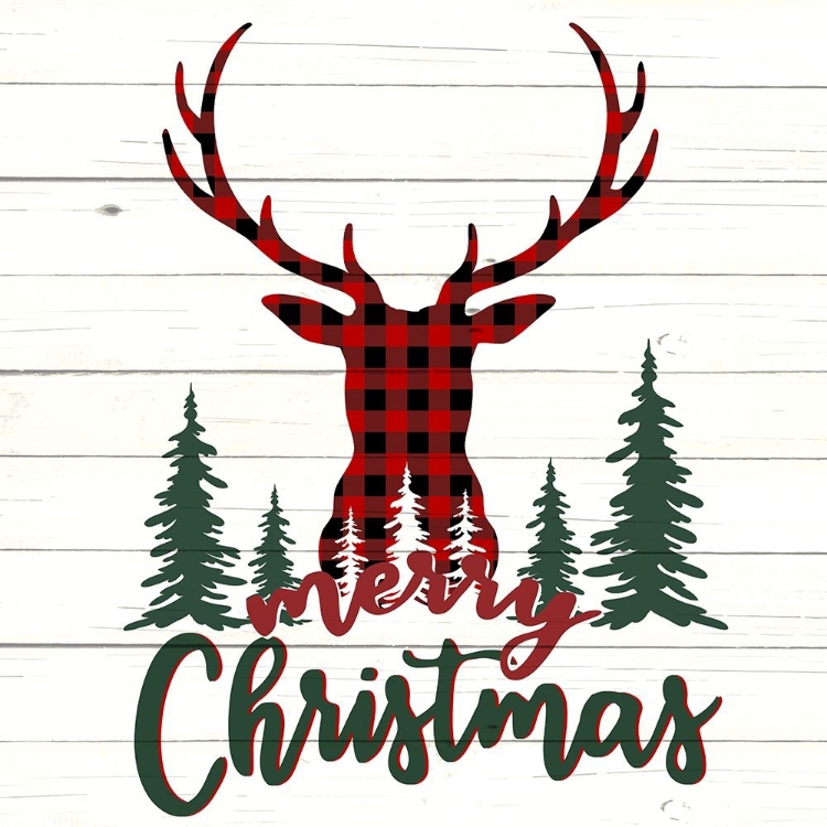 Picture of MERRY CHRISTMAS DEER FOREST