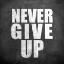 Picture of NEVER GIVE UP