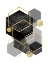 Picture of BLACK GREY GOLD GEO 2