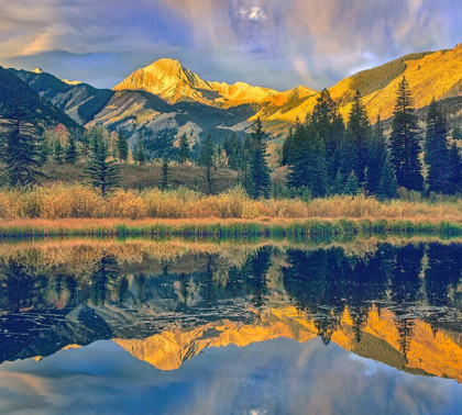 Picture of HAYSTACK MOUNTAIN-MAROON BELLS-SNOWMASS WILDERNESS NEAR ASPEN-COLORADO