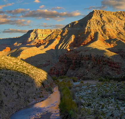 Picture of VIRGIN RIVER AND VIRGIN MOUNTAINS-ARIZONA