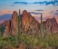 Picture of USURY MOUNTAINS FROM TORTILLA FLAT-ARIZONA-USA