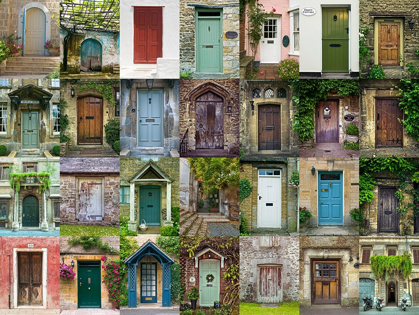 Picture of COLLAGE OF OLD DOORS