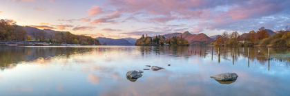 Picture of LAKE SURROUNDED BY MOUNTAINS