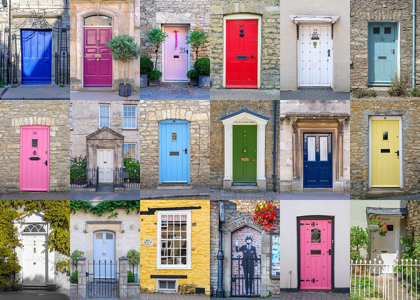 Picture of COLLAGE OF OLD DOORS