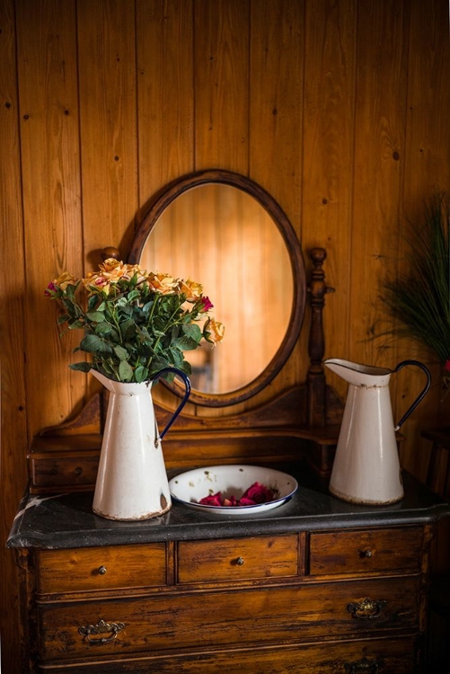 Picture of CANARY ISLANDS-TENERIFE ISLAND-LA OROTAVA-DRESSER STILL LIFE