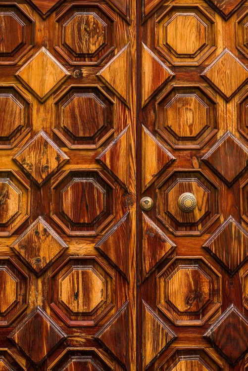 Picture of CANARY ISLANDS-TENERIFE ISLAND-LA OROTAVA-DOOR DETAIL