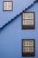 Picture of CANARY ISLANDS-TENERIFE ISLAND-SAN CRISTOBAL DE LA LAGUNA-BLUE BUILDING DETAIL