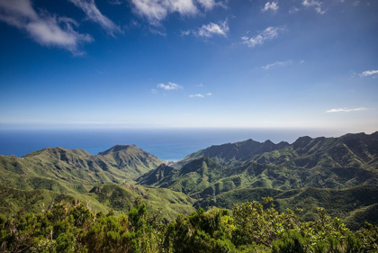 Picture of CANARY ISLANDS-TENERIFE ISLAND-NORTHEAST-LA CUMBRILLA-VIEW OF THE ANAGA MOUNTAINS