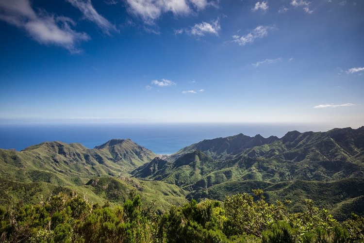 Picture of CANARY ISLANDS-TENERIFE ISLAND-NORTHEAST-LA CUMBRILLA-VIEW OF THE ANAGA MOUNTAINS
