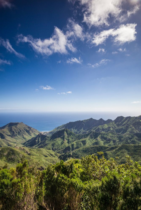 Picture of CANARY ISLANDS-TENERIFE ISLAND-NORTHEAST-LA CUMBRILLA-VIEW OF THE ANAGA MOUNTAINS