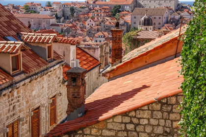 Picture of CROATIA DALMATIA DUBROVNIK RED TERRA COTTA ROOF TILES IN THE OLD TOWN OF DUBROVNIK