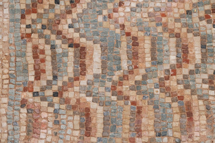 Picture of CYPRUS-ROMAN ARCHAEOLOGICAL SITE OF KOURION DETAIL OF ANCIENT MOSAIC FLOOR