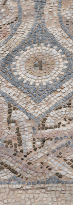 Picture of CYPRUS-ARCHAEOLOGICAL SITE OF KOURION DETAIL OF ANCIENT ROMAN MOSAIC FLOOR