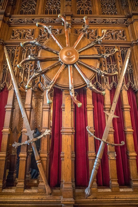 Picture of SCOTLAND-EDINBURGH EDINBURGH CASTLE INTERIOR ROOM MILITARY DECORATIONS