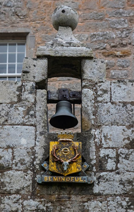 Picture of GABLE ABOVE THE FRONT ENTRANCE TO CAWDOR CASTLE BEARING THE MOTTO BE MINDFUL