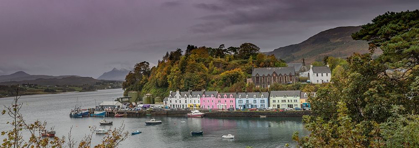 Picture of PORTREE HARBOR PORTREE IS THE CAPITAL TOWN ON THE ISLE OF SKYE-SCOTLAND