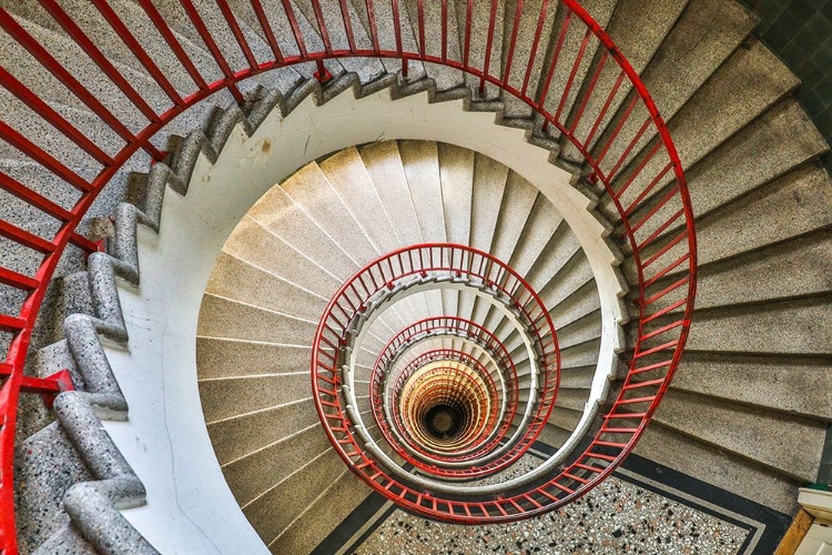 Picture of SLOVENIA-LJUBLJANA-CIRCULAR STAIRCASE