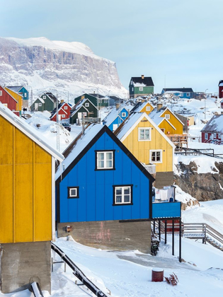 Picture of TOWN UUMMANNAQ DURING WINTER IN NORTHERN
