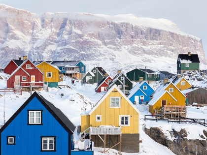 Picture of TOWN UUMMANNAQ DURING WINTER IN NORTHERN