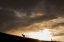 Picture of BULL ELK-SUNSET STORM CLOUDS