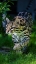 Picture of AN OCELOT AT A LOCAL ZOO