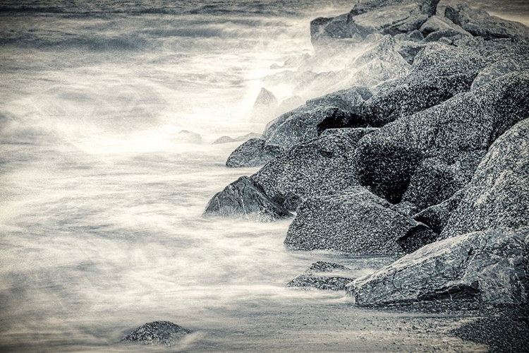 Picture of BOULDERS IN SURF