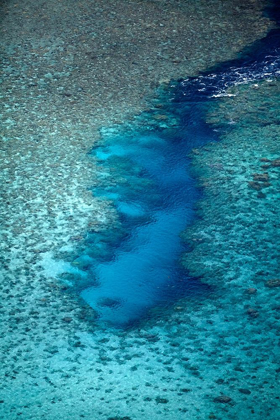 Picture of CHANNEL IN THE REEF-VAIMAANGA TAPERE-RAROTONGA-COOK ISLANDS-SOUTH PACIFIC