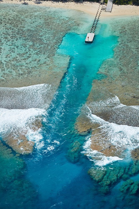 Picture of CHANNEL IN THE REEF-AKAOA TAPERE-RAROTONGA-COOK ISLANDS-SOUTH PACIFIC