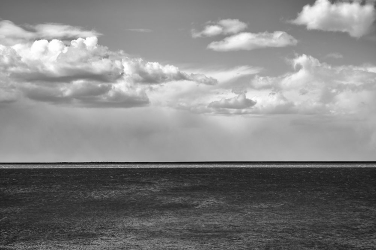 Picture of ARGENTINA-SANTA CRUZ PUERTO SANTA CRUZ-RIVER SANTA CRUZ UNDER STORMY CLOUDS