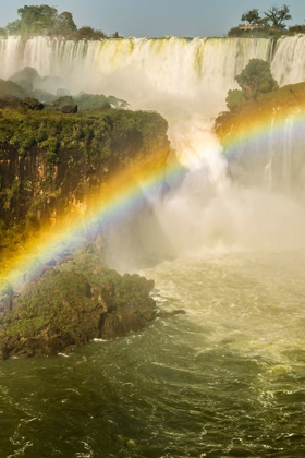 Picture of BRAZIL-IGUAZU FALLS LANDSCAPE OF WATERFALLS 