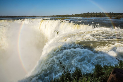 Picture of BRAZIL-IGUAZU FALLS LANDSCAPE OF WATERFALLS 