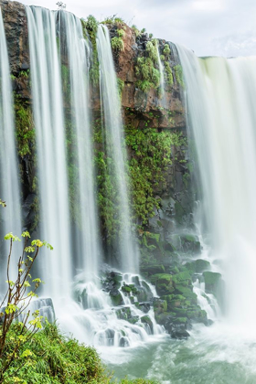 Picture of BRAZIL-IGUAZU FALLS LANDSCAPE OF WATERFALLS 