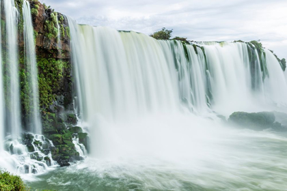 Picture of BRAZIL-IGUAZU FALLS LANDSCAPE OF WATERFALLS 