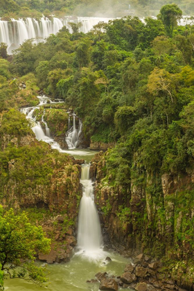 Picture of BRAZIL-IGUAZU FALLS LANDSCAPE OF WATERFALLS 