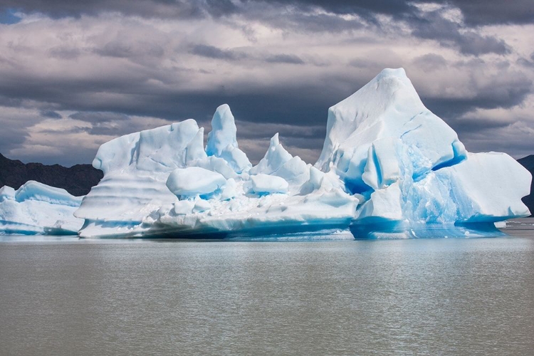 Picture of PARC NACIONAL TORRES DEL PAINE IS LAGO GREY WHERE ONE FINDS BOTH GLACIERS AND FLOATING ICEBERGS