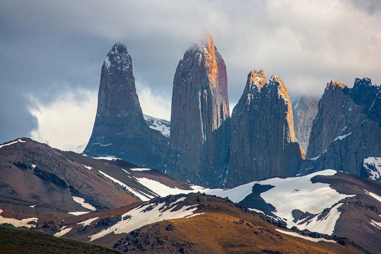 Picture of THESE ARE THE SOURCE FOR THE NAME OF THE PARK- THE TOWERS-OR TORRES OF PAINE