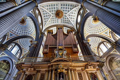 Picture of ORGAN BASILICA CEILING CATHEDRAL PUEBLA-MEXICO BUILT IN 15 TO 1600S