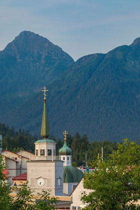 Picture of ALASKA-SITKA ST MICHAELS RUSSIAN ORTHODOX CATHEDRAL IN TOWN 