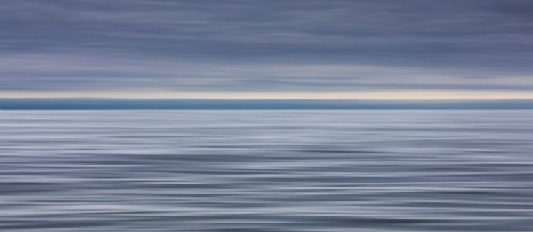 Picture of ALASKA GULF OF ALASKA PANORAMA OF ABSTRACT SEASCAPE IN GULF OF ALASKA 