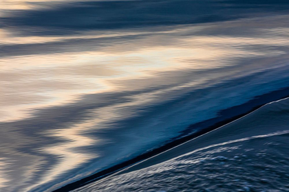 Picture of ALASKA-CHATHAM STRAIT BOAT WAKE IN OCEAN 