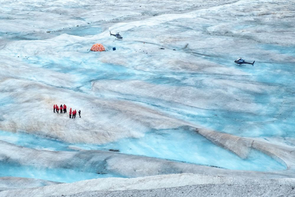 Picture of BASE CAMP-MENDENHALL GLACIER-JUNEAU-ALASKA-USA