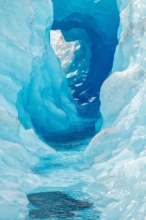 Picture of GLACIAL TUBE-MENDENHALL GLACIER-JUNEAU-ALASKA-USA