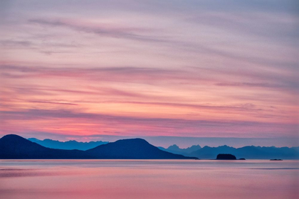 Picture of SUNSET ON BERNERS BAY-JUNEAU-ALASKA